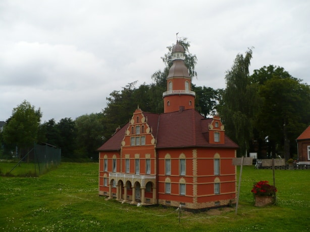 Blick durch Kirchdorf auf der Insel Poel