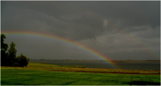 Regenbogenstimmung an der Ostsee