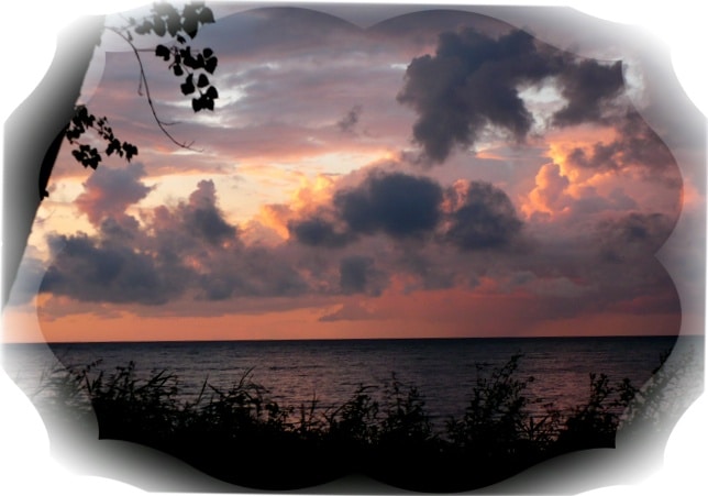 Sonnenuntergang an der Ostsee auf der Insel Poel