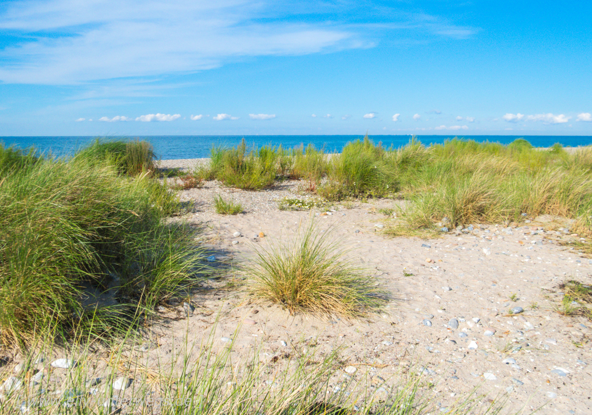 Der Strand am Niobe-Denkmal