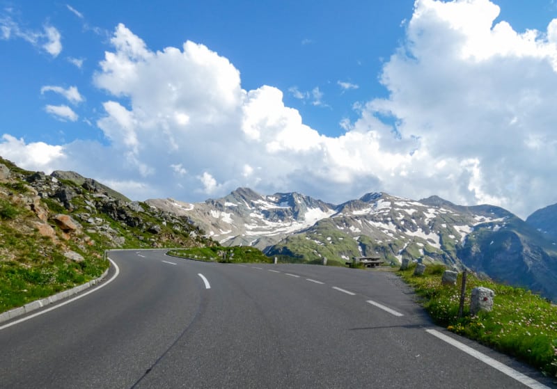 Großglockner Hochalpenstraße zwischen Ferleiten und Heiligenblut