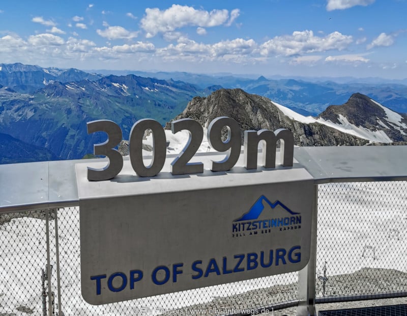 Schnee im Sommer auf dem Kitzsteinhorn