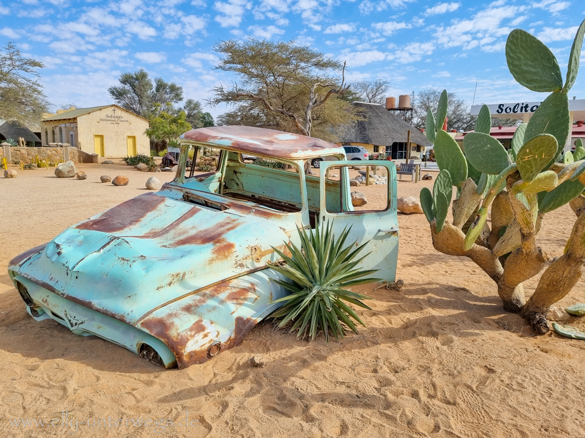 Apfelkuchen in Solitaire, der Gaub Pass und ein besonderes Schild in der Wüste: Tropic of Capricorn