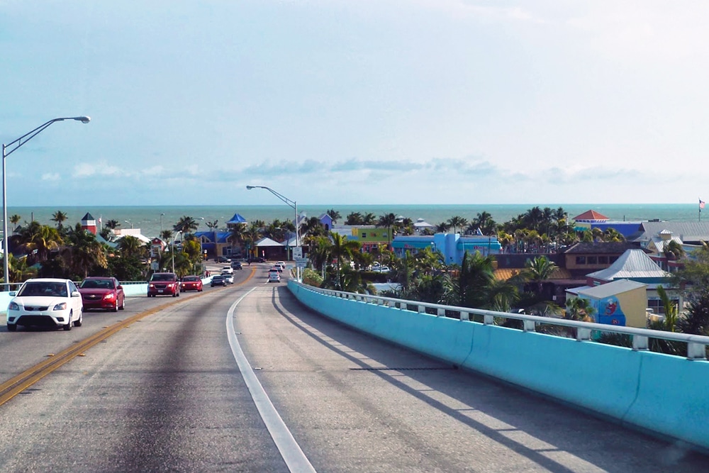 Unterwegs nach Fort Myers Beach am letzten Tag