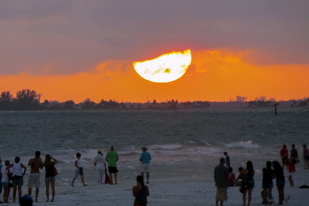 Abendstimmung am Pier von Fort Myers Beach