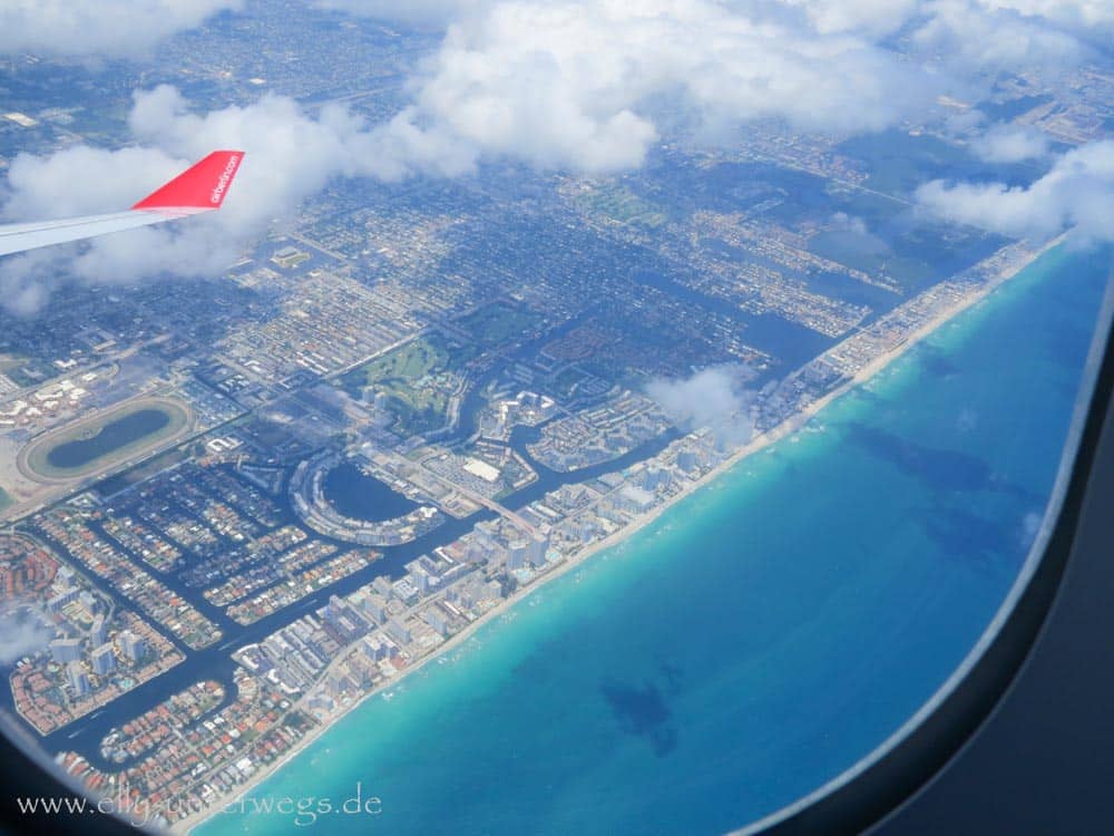 Florida mit Kindern: Der Flug nach Amerika