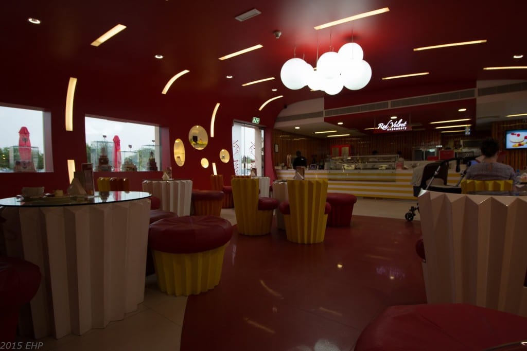 Red Velvet CupCake-Café in Katara in Doha