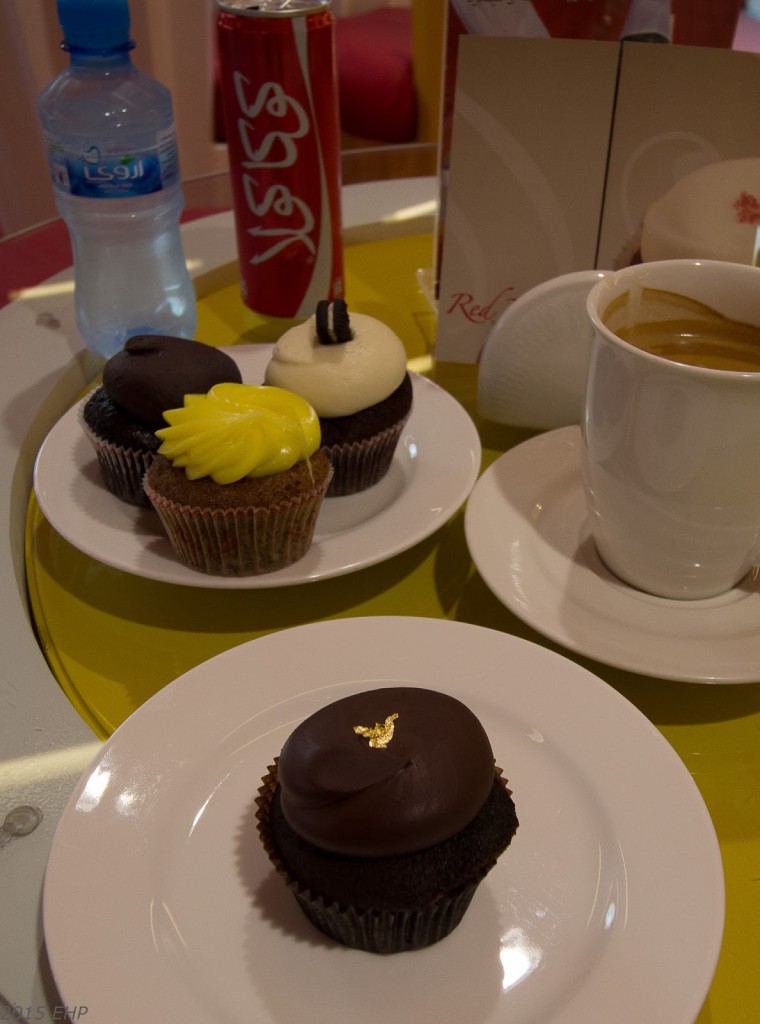 Innenraum oder Detail aus dem CupCake-Café in Katara