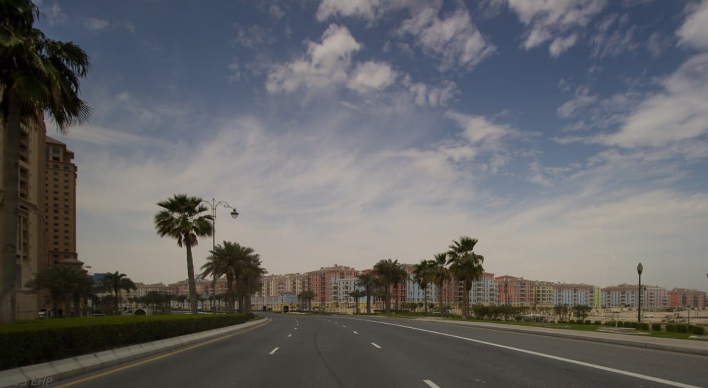 The Pearl Doha mit Blick auf die Waterfront