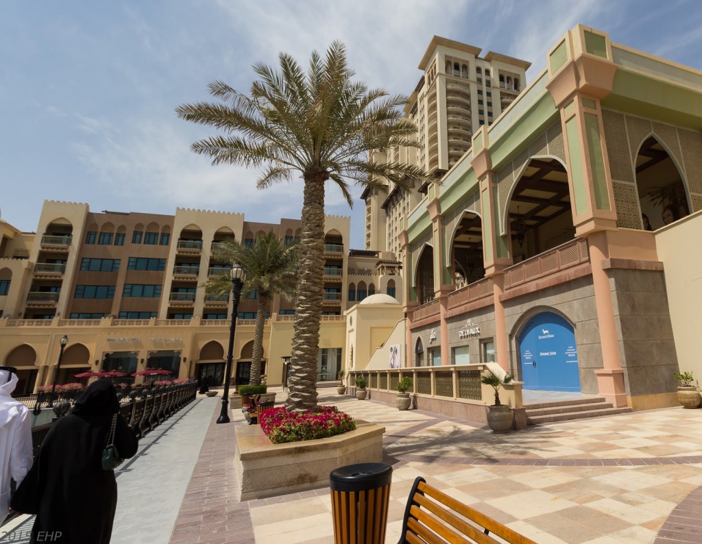 The Pearl mit moderner Architektur in Doha