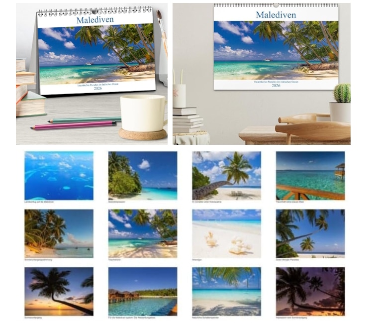 Fotokalender Malediven Fihalhohi