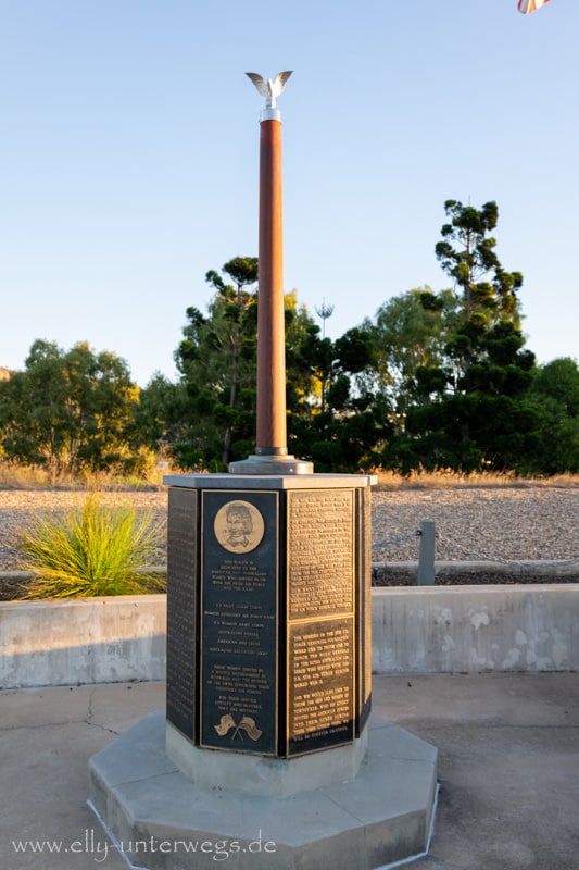 Gedenkstein des 31st Battalion am Kissing Point in Townsville