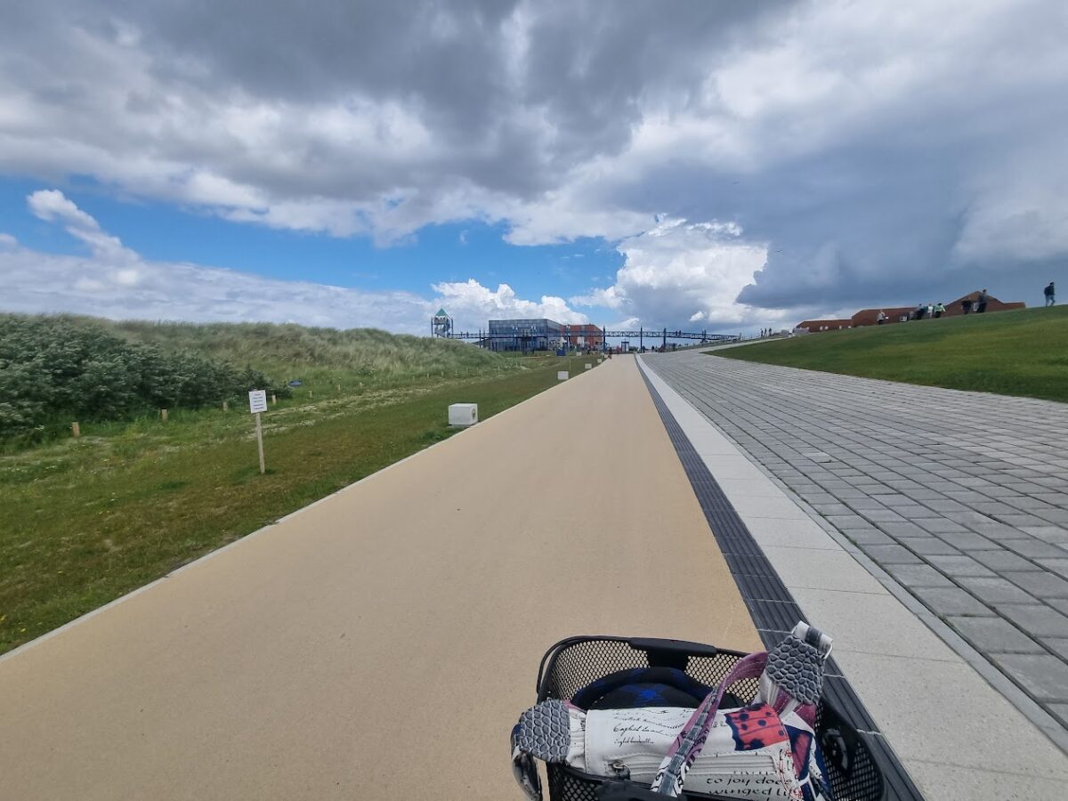 Fähre und Hafen in Norddeich Richtung Norderney und Juist