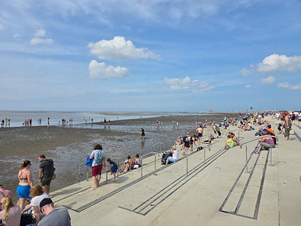 Strandbereich in Norddeich am Wattenmeer