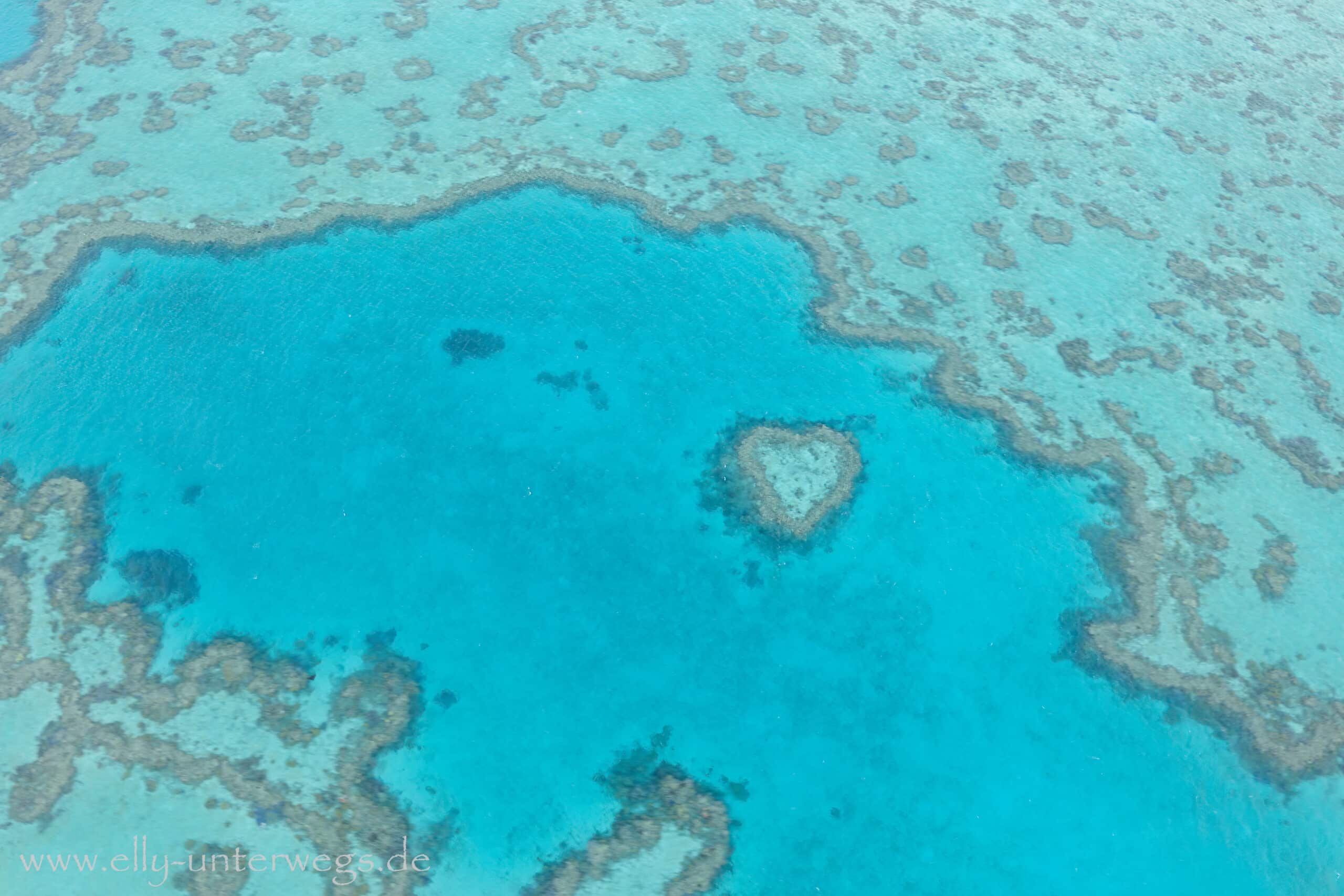 Heart Reef Rundflug ab Airlie Beach: Whitsundays und Great Barrier Reef von oben