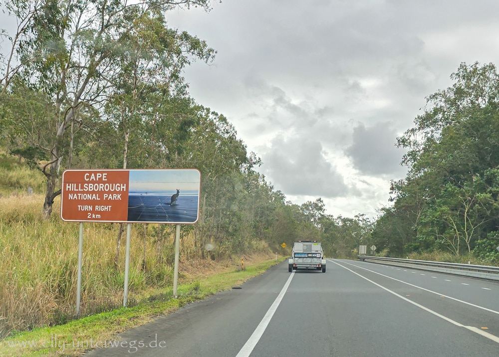 Ankunft und Unterkunft am Cape Hillsborough Nature Tourist Park während unserer Australienreise mit Teenagern