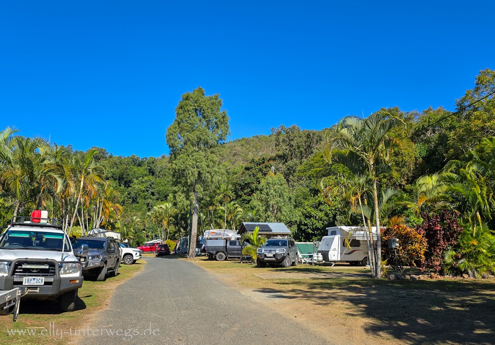 Unterwegs auf dem Cape Hillsborough Nature Tourist Park