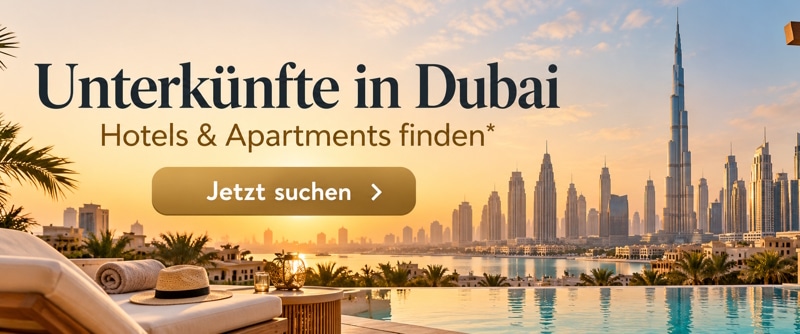 Unterkünfte in Dubai – Hotels und Apartments finden