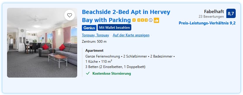 Unsere Ferienwohnung in Hervey Bay