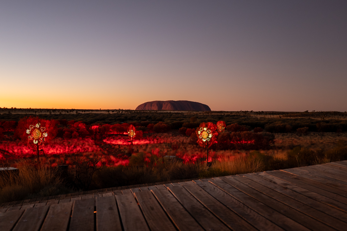 Vom Sunrise bis zum Sunset am Uluru