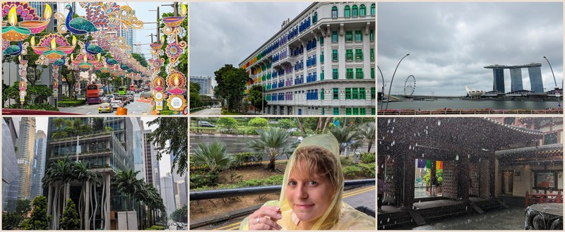 Singapur: Sightseeing mit dem HoHo-Bus, Buddhistischer Gebetsgesang im Tempel –  und viel Regen…..