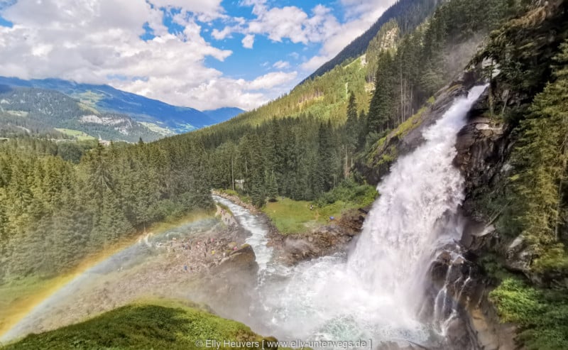 Krimmler Wasserfälle in Österreich